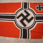 150x250 Marine stamped Kriegsflagge US Service Member signed