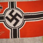 150x250 Marine stamped Kriegsflagge US Service Member signed