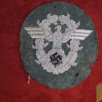 Nazi Police Officer Sleeve patch in bullion