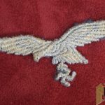 Luftwaffe breast eagle with moth damage