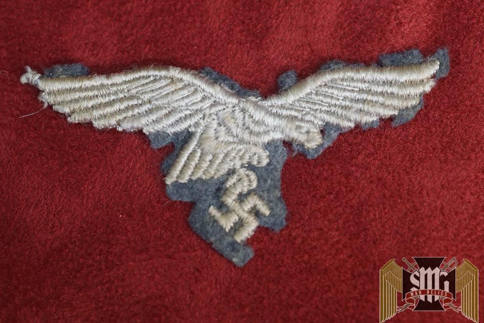 Luftwaffe breast eagle with moth damage