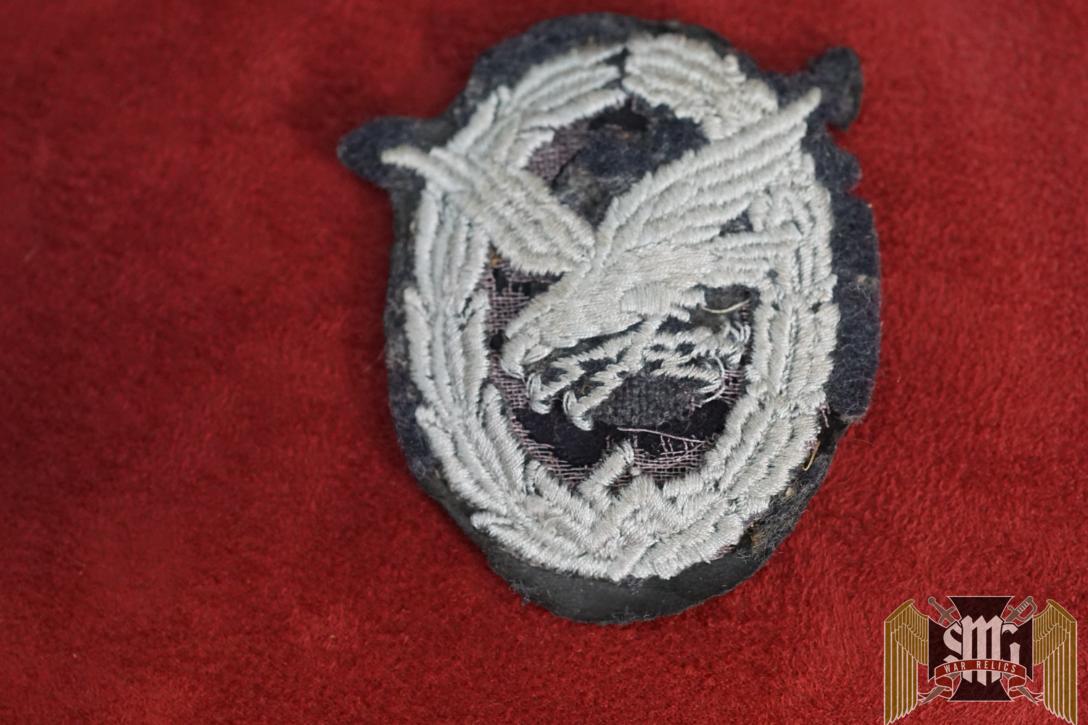 Radio Operator & Air Gunner Badge Padded Cloth Version