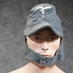 Luftwaffe M43 field cap Rbnr stamped