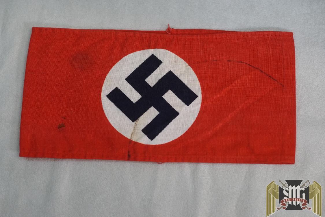 NSDAP armband screen printed
