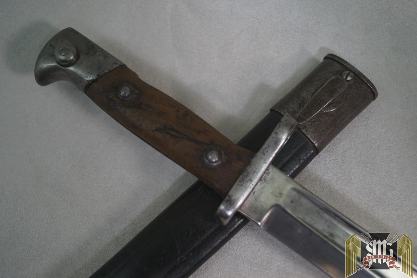 German Pre WWI S71/84 Bayonet Unit Marked