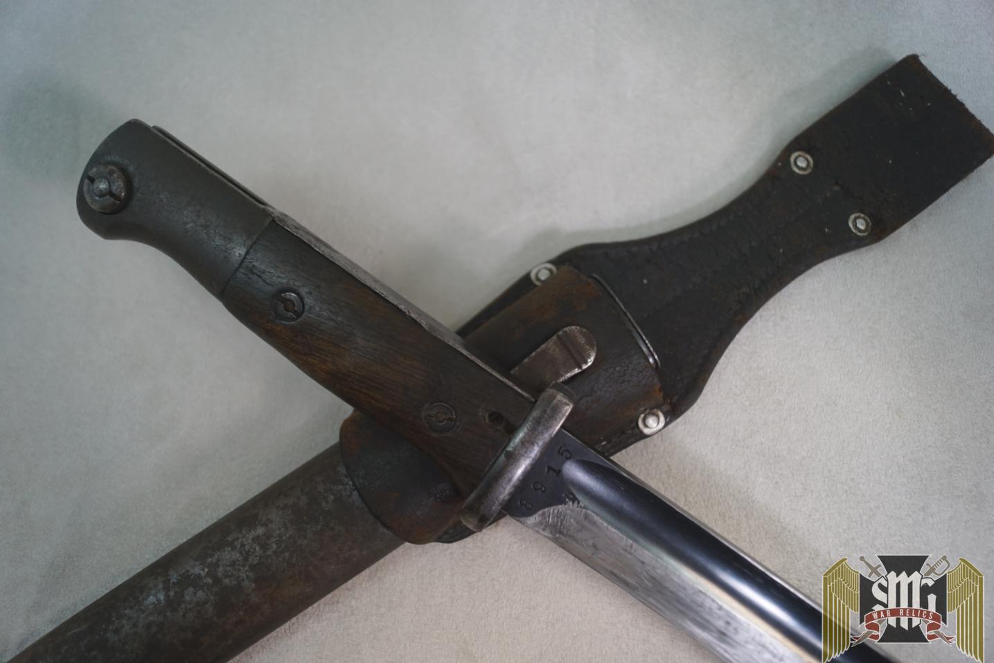 K98 bayonet numbers matching by S.178 – Gebr.Heller