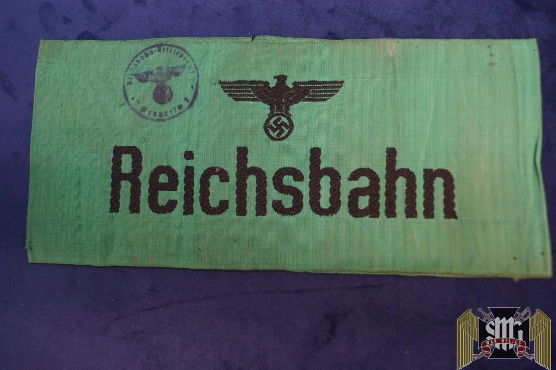 Reichsbahn Bevo Armband w/stamp