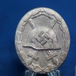 Silver wound badge by Carl Wild ‘107’