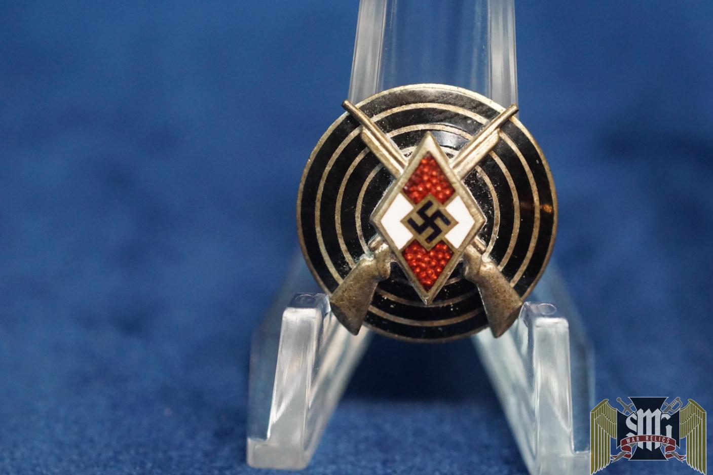 Hitler Youth Good Shot Shooting badge by Matthius Oescbsler & Sohn M1/14