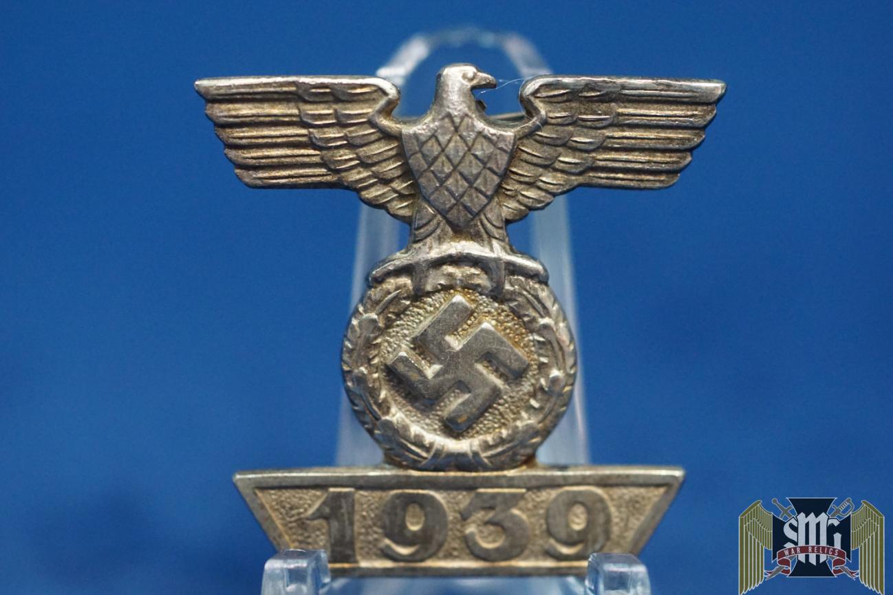 WWII 1939 Spange To The 1914 Iron Cross 2nd Class Ribbon Unmarked By Ziemer & Söhne
