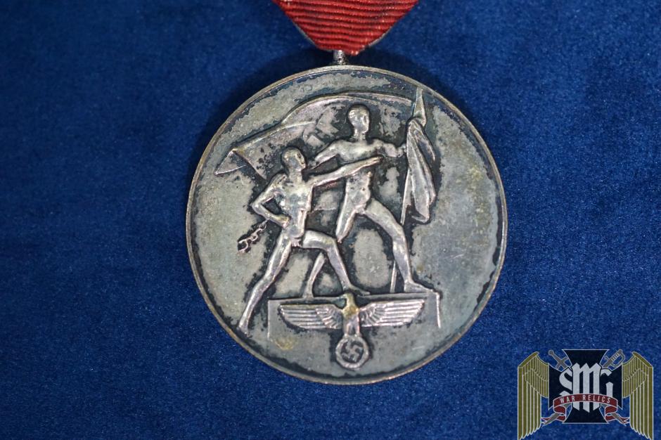 1938 Nazi Germany Austrian Anschluss Occupation Medal