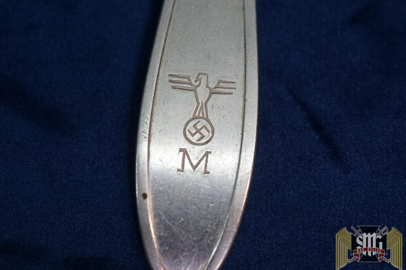 German KRIEGSMARINE FORK stainless steel marked: “M”