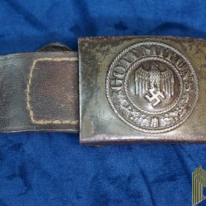 Tabbed Heer buckle by ESL by E. Schneider 1941 dated
