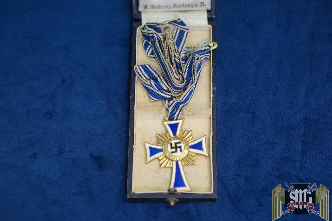 Cased Gold Mother's Cross