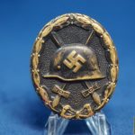 1939 Black wound badge in Tombak