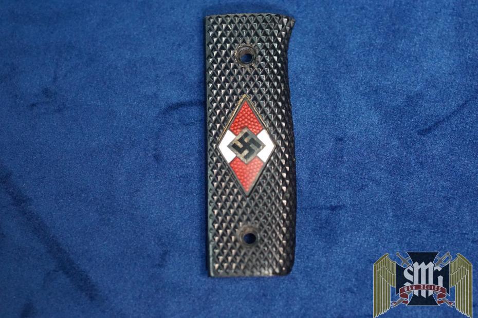 Hitler youth grip plate W/Diamond