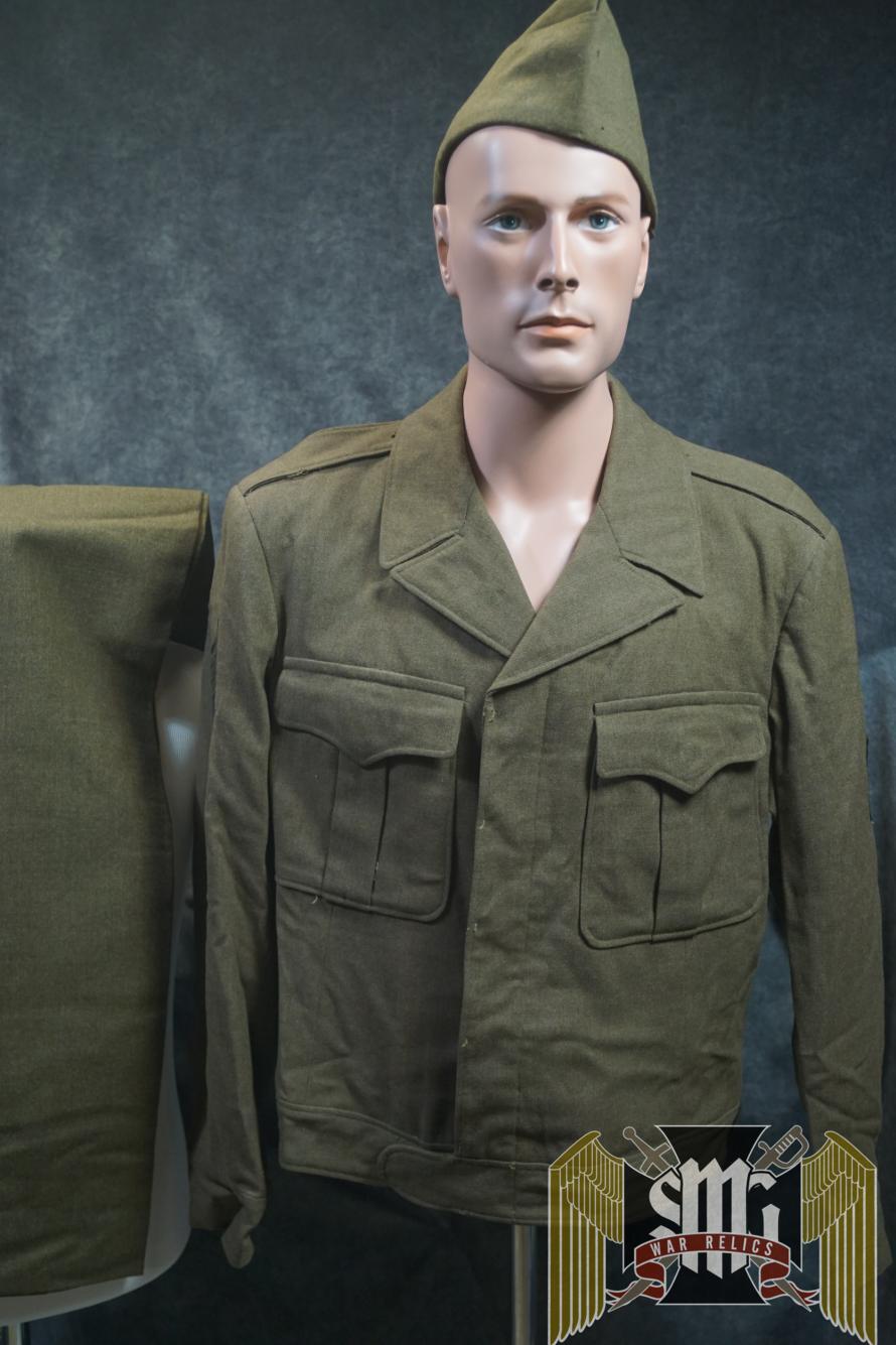 Korean War era US Jacket, Pants and overseas cap