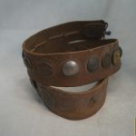 WW1 Souvenir belt with 22 buttons