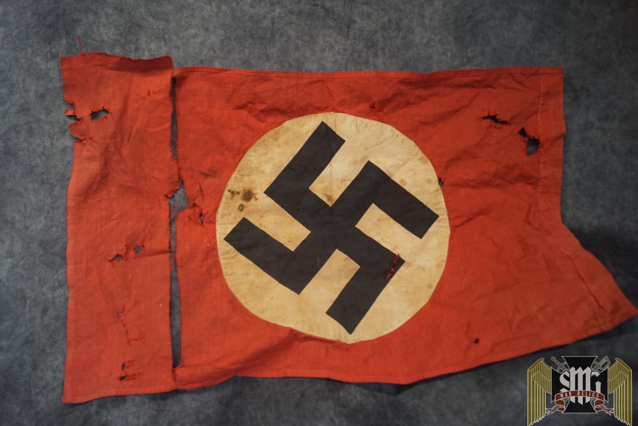 NSDAP banner 28x18 damaged