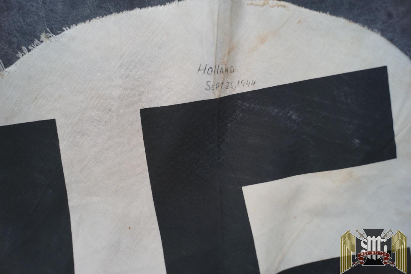 NSDAP banner Roundel 18" "Holland Sept 26, 1944"