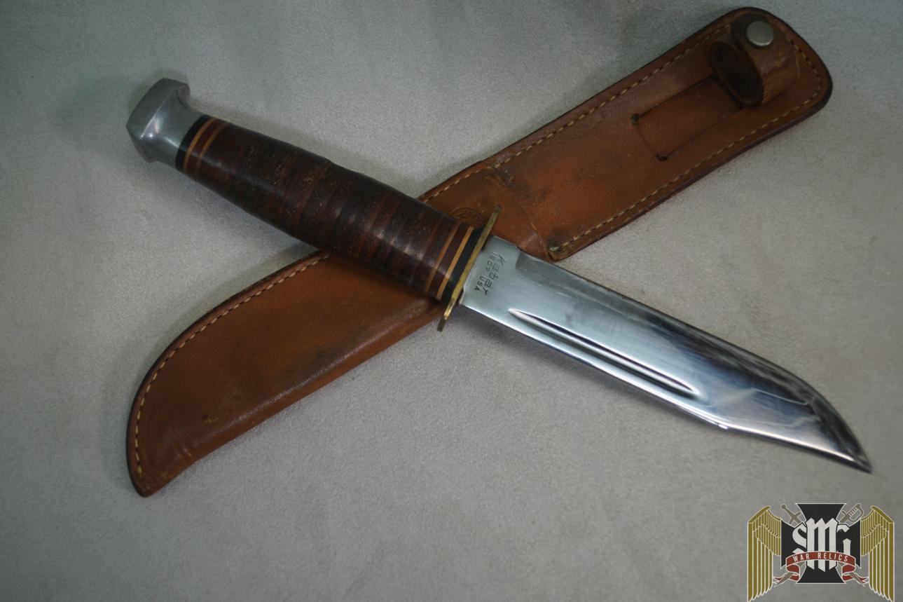 US KABAR MODEL 1207 FIGHTING KNIFE Vietnam era