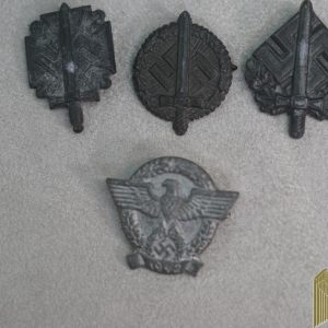 Police & Veteran Donation badge set