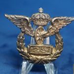 Silver proofed 25 year railway badge