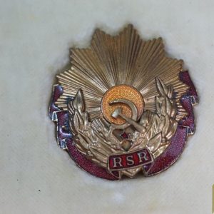 Cased Romanian Order of Labor 3rd class