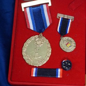 Cased Paraguay Navy Medal Set
