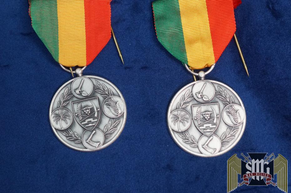 Zaire Agriculture medal in silver