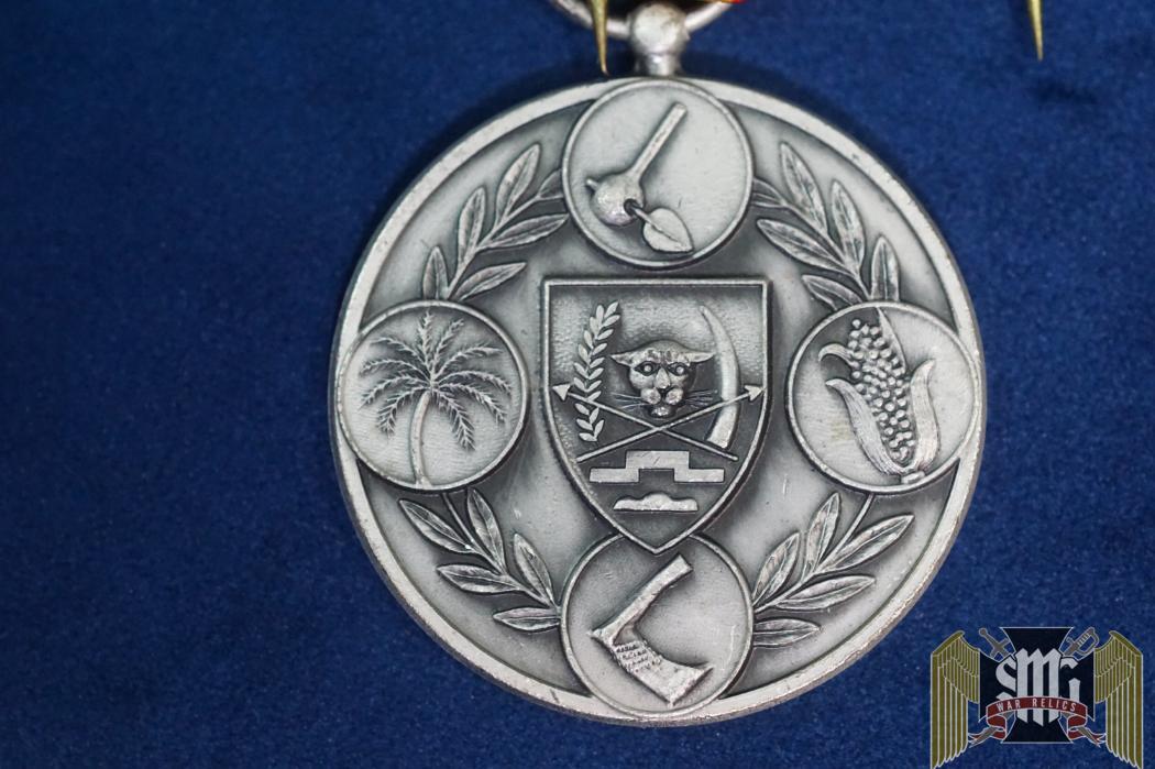 Zaire Agriculture medal in silver