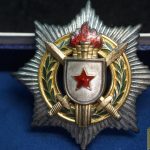 Yugoslavia Order of Military Merit 2nd class. Cased with award document 1953 dated