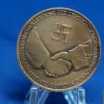 German Hitler Bismarck Medallion