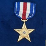 U.S. Silver Star Slot Brooch