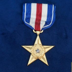 U.S. Silver Star Slot Brooch