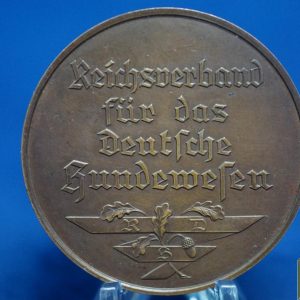 German Kennel Club Outstanding Achievement table medal 1934