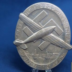N.S. FlugWoche Furth 1933 table medal