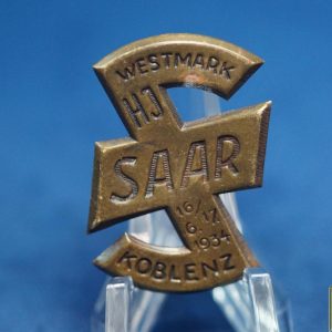 Westmark Hitler Youth SAAR tinnie