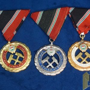 Hungarian Coal Miners Medal set 3pc
