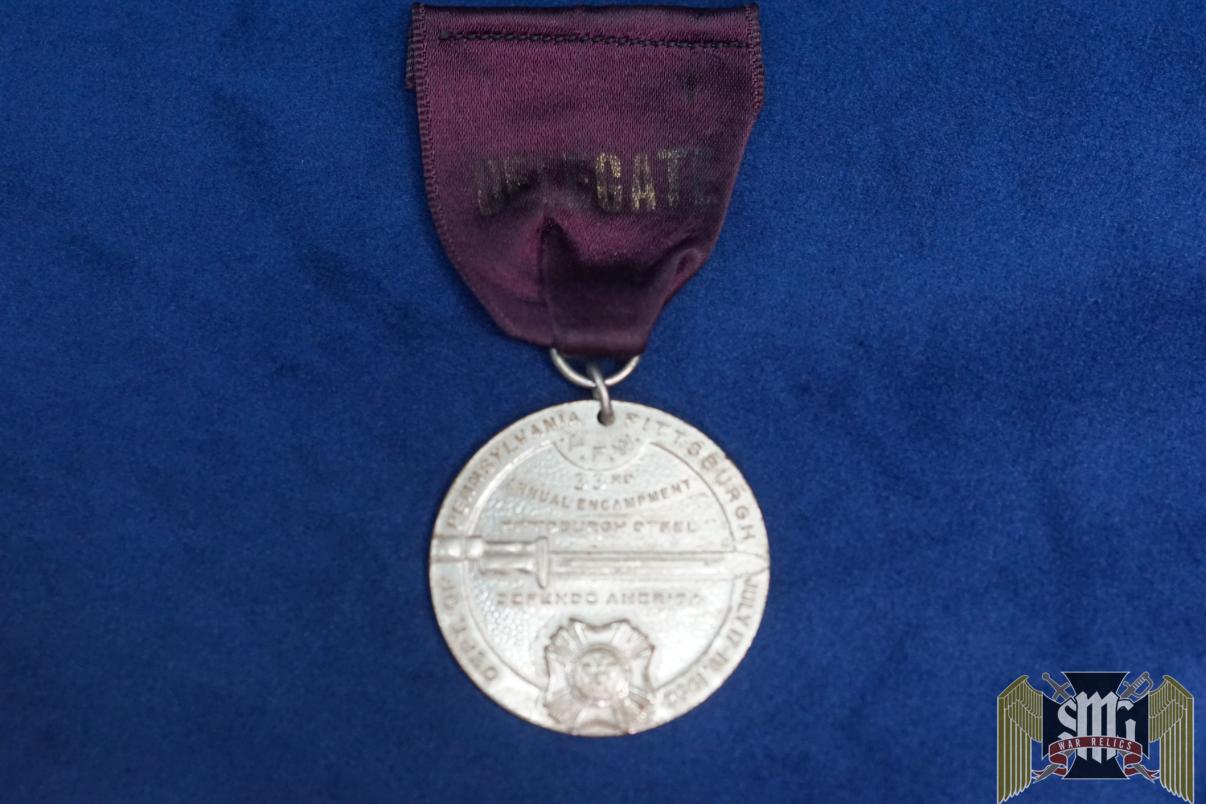SMGP-0413 Pittsburgh PA VFW medal 1952