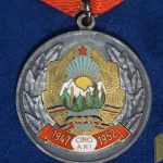 Romanian 5th Anniversary Medal 1952