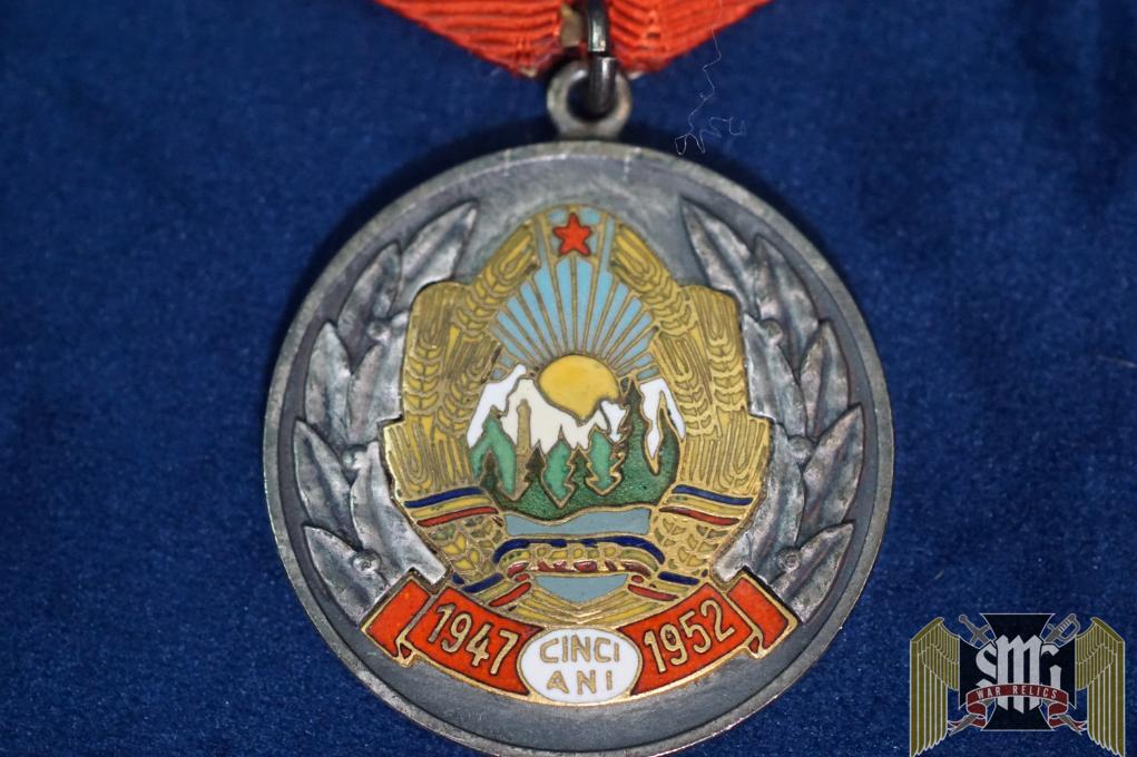 Romanian 5th Anniversary Medal 1952