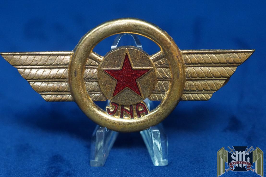 Yugoslav JNA Traffic breast badge