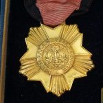 Haitian Military Medal cased