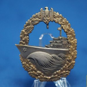 Destroyer badge in Tombak by Deumer