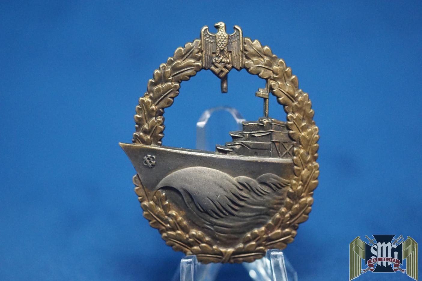 Destroyer badge in Tombak by Deumer
