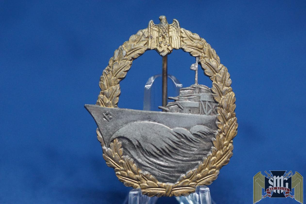 Destroyer badge in zinc by Hobacher