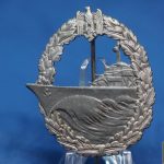 Destroyer badge in zinc by Rudolf Souval