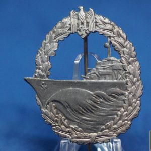 Destroyer badge in zinc by Rudolf Souval