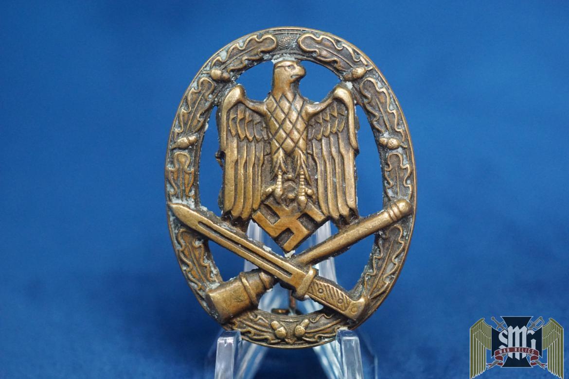 General Assault badge by Hymmen & Co w/repair